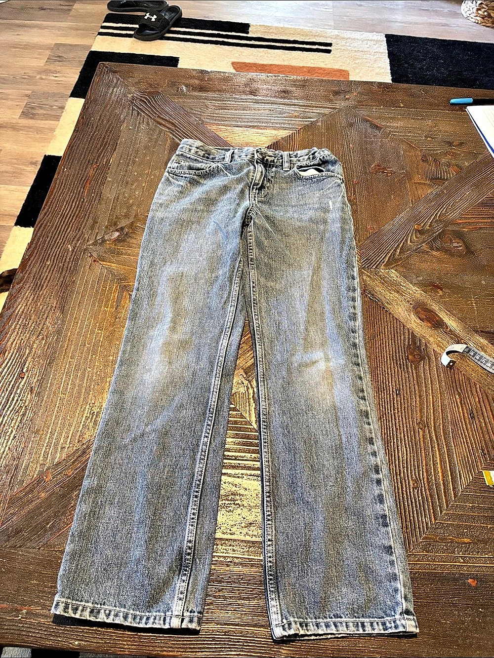 Urban Pipeline Bootcut Jeans Blue Waist 12